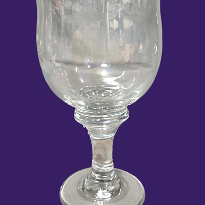 4 Vintage Libbey Clarion Iridescent Water Goblets