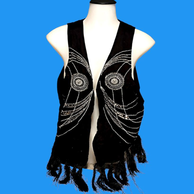 H & M Women's Fringed Vest