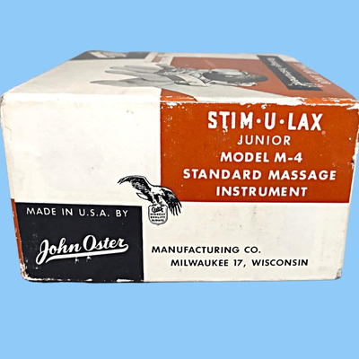 Vintage Oster STIMâ–ªUâ–ªLAX Junior Massage Instrument