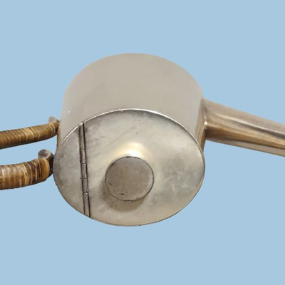 2nd Standard Silver Teapot w/ Rattan Wrapped Handle