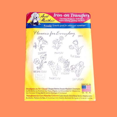 Harry Potter Fabric & Vintage Aunt Martha's Iron On Transfers
