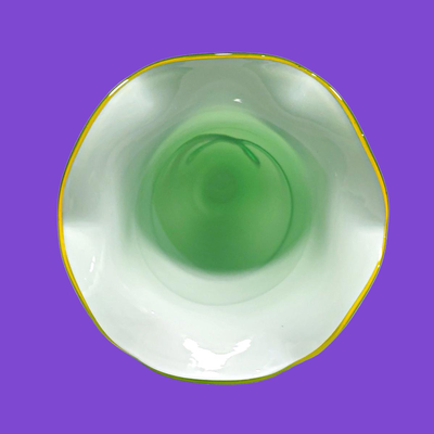Polish Hand Blown Glass Vase