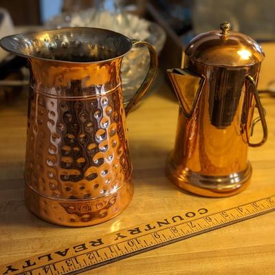 Like New Set of 2 Copper Ware