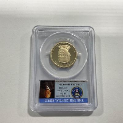 -78- COINS | 2014-S Herbert Hoover Dollar Coin PCGS PR69 DCAM