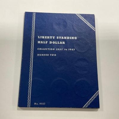 -80- COINS | 1937-1947 Liberty Half Whitman Folder
