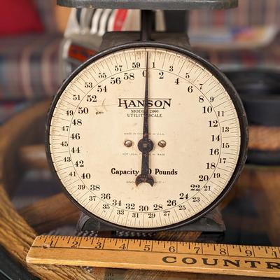 Antique Hanson Industrial Scale