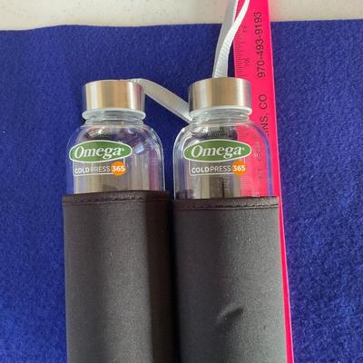 Two Omega ColdPress 365 bottles