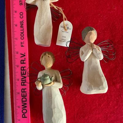 Three Willow Tree Figurines