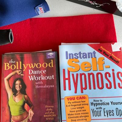 Stretch Band , workout DVD, Tip Toe cushions and Ace