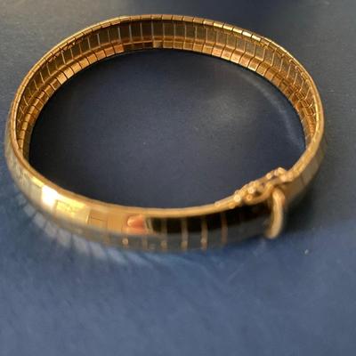 10kt Gold Omega Bracelet