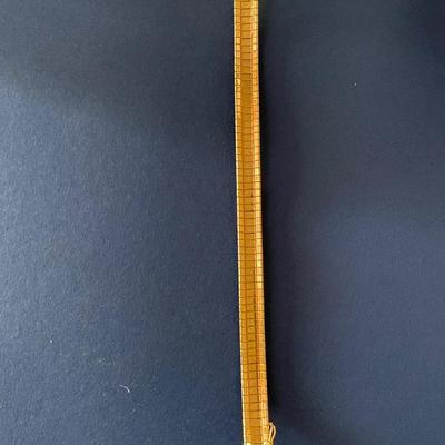10kt Gold Omega Bracelet