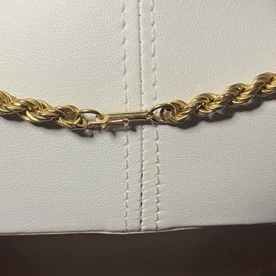 10 kt Gold Rope Necklace