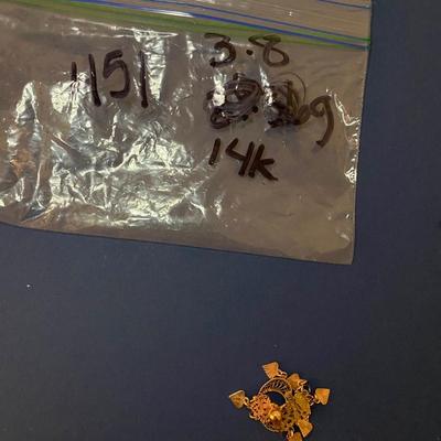 14kt Gold Scrap and wear jewelry lot
