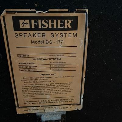 Lot 4 - Four speakers Fisher and Vega