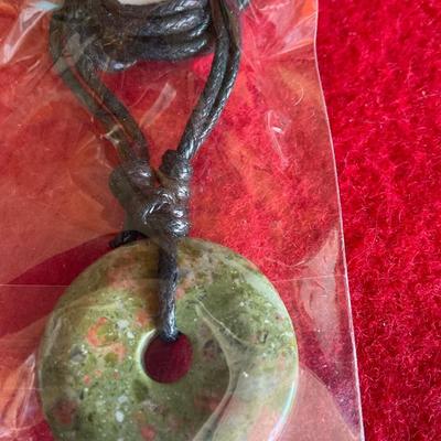Beautiful Necklaces Moss and Unakite.