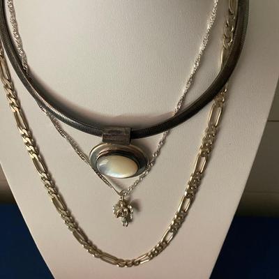 Sterling Silver Necklace Lot