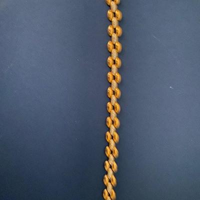 Gold over Sterling bracelet