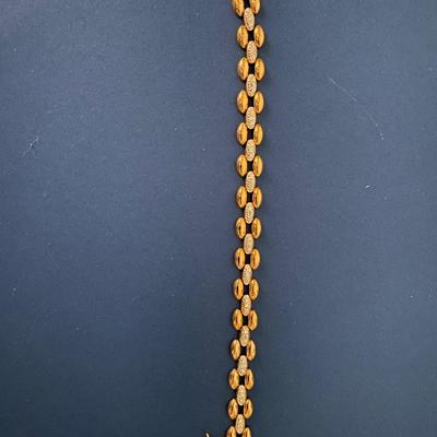 Gold over Sterling bracelet