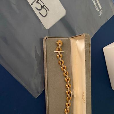 Gold over Sterling bracelet