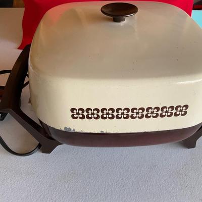 Vintage electric skillet.