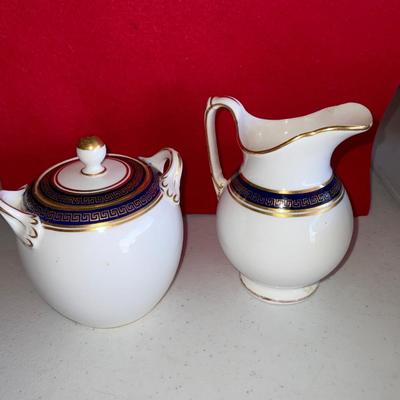 Vintage Copeland China sugar and creamer.