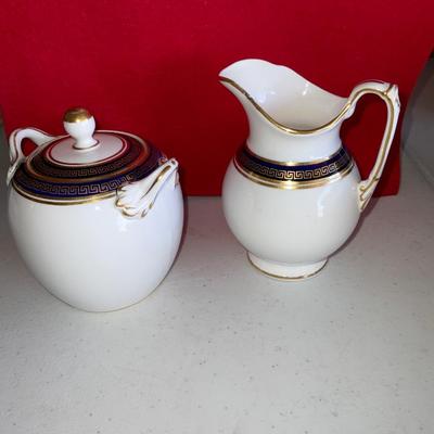 Vintage Copeland China sugar and creamer.