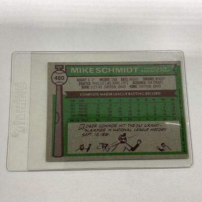 -164- SPORTS | 1976 Mike Schmidt Phillies #480 Card