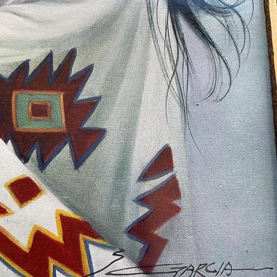 Z. Garcia framed Print