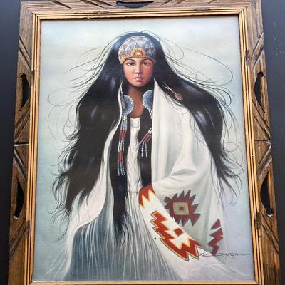 Z. Garcia framed Print