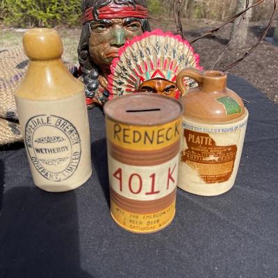 Lot 29 - Western collection, Indians, Pottery Jugs