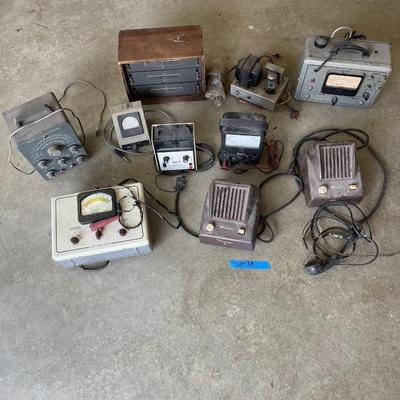 Lot 38 - Vintage Electric tester, intercom and more