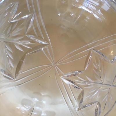 Lead crystal Czech ashtrays