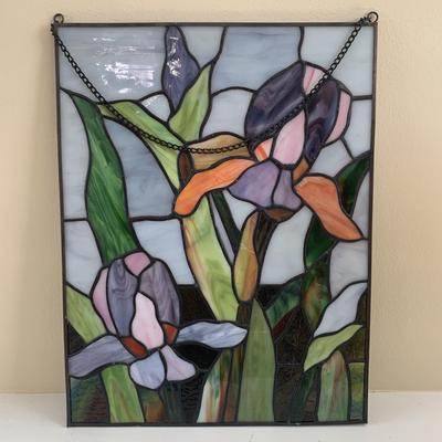 Stained Glass Irises (LR-HS)
