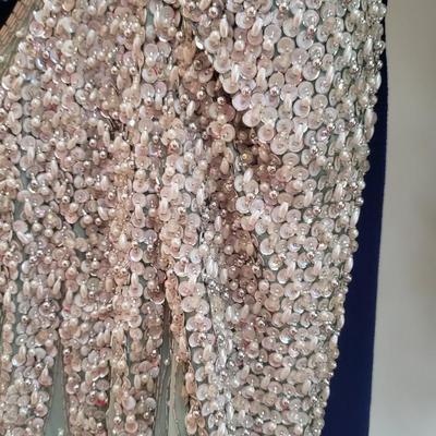 Vintage beaded Chez Modes Beaded dress