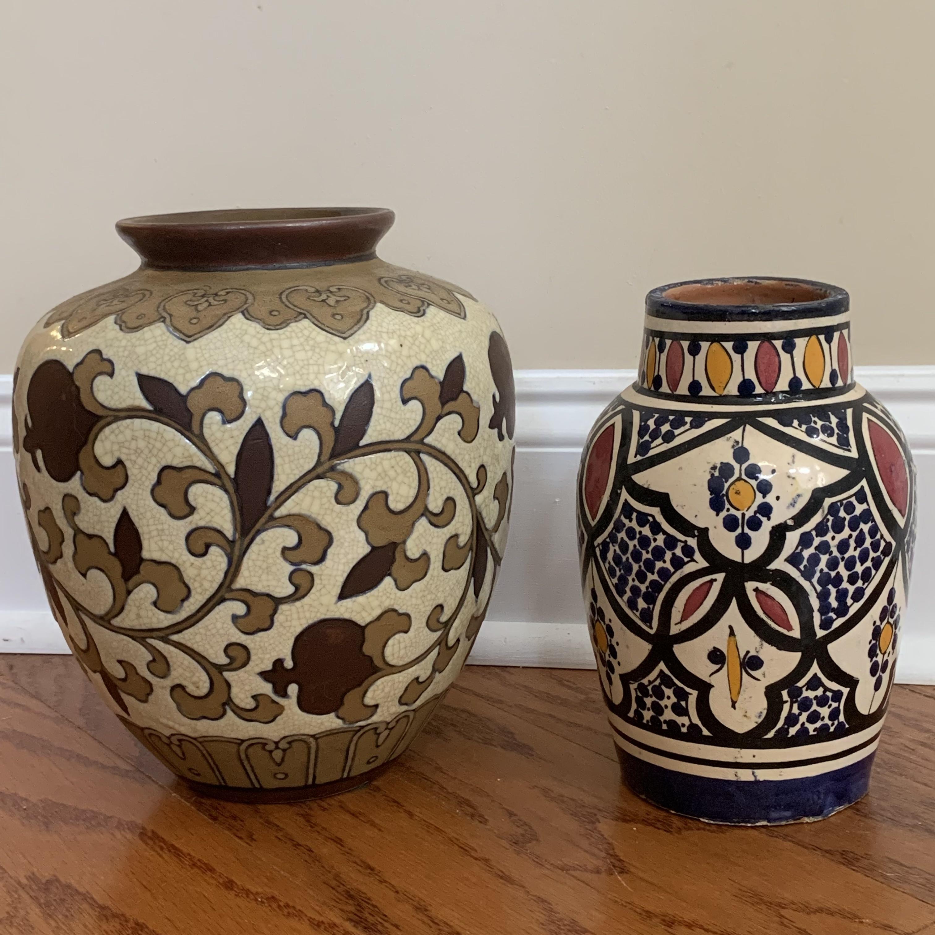 Two Ceramic Vases (LRHS)