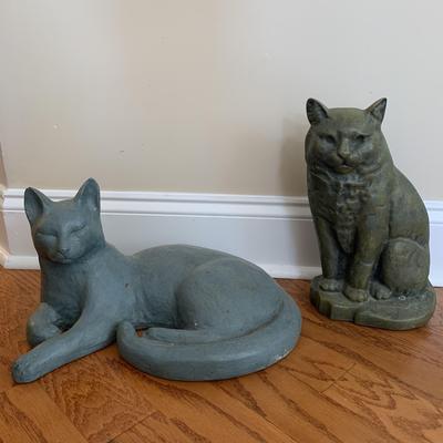 Two Cat Statues (LR-HS)