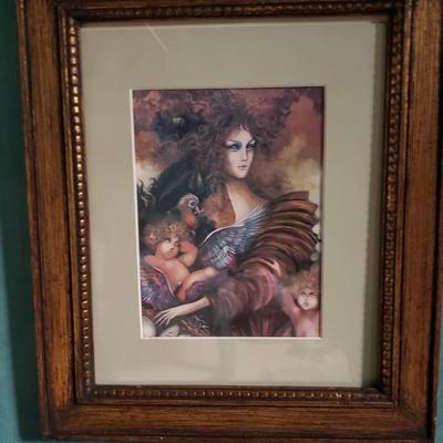 Small framed print