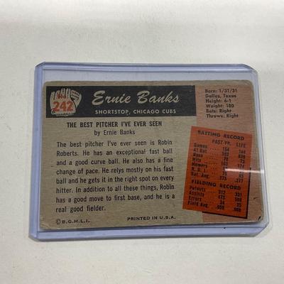 -186- SPORTS | 1955 Bowman Ernie Banks Original Card