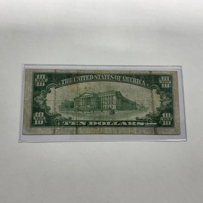 -192- CURRENCY | 1934A Federal Reserve Ten Dollar Bill