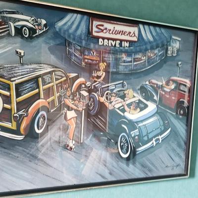 Diner print 1988 Mario Consiglio