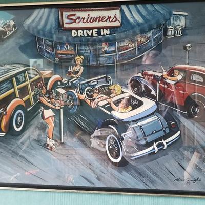 Diner print 1988 Mario Consiglio