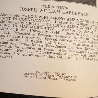 Americans of Italian Descent in New Jersey  book 1950