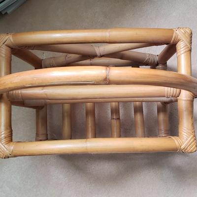 Boho magazine rack