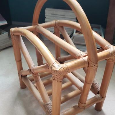 Boho magazine rack