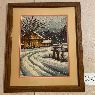 Hand Stitched Picture