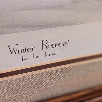 Winter Retreat, Jim Hansel, 655/800