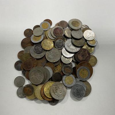 -211- COINS | 1.4 lbs Foreign Coin Mix Lot