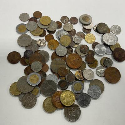 -211- COINS | 1.4 lbs Foreign Coin Mix Lot