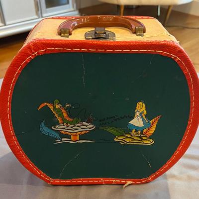 Vintage Alice in Wonderland travel case