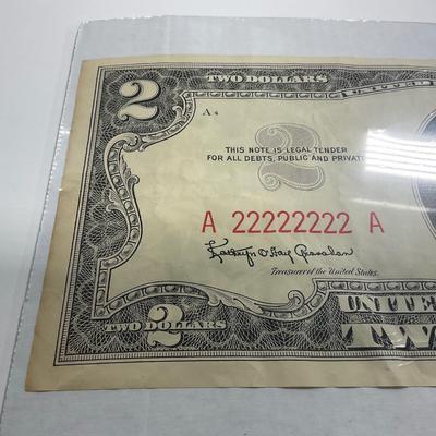 -219- CURRENCY | Worlds Largest Two Dollar Bill